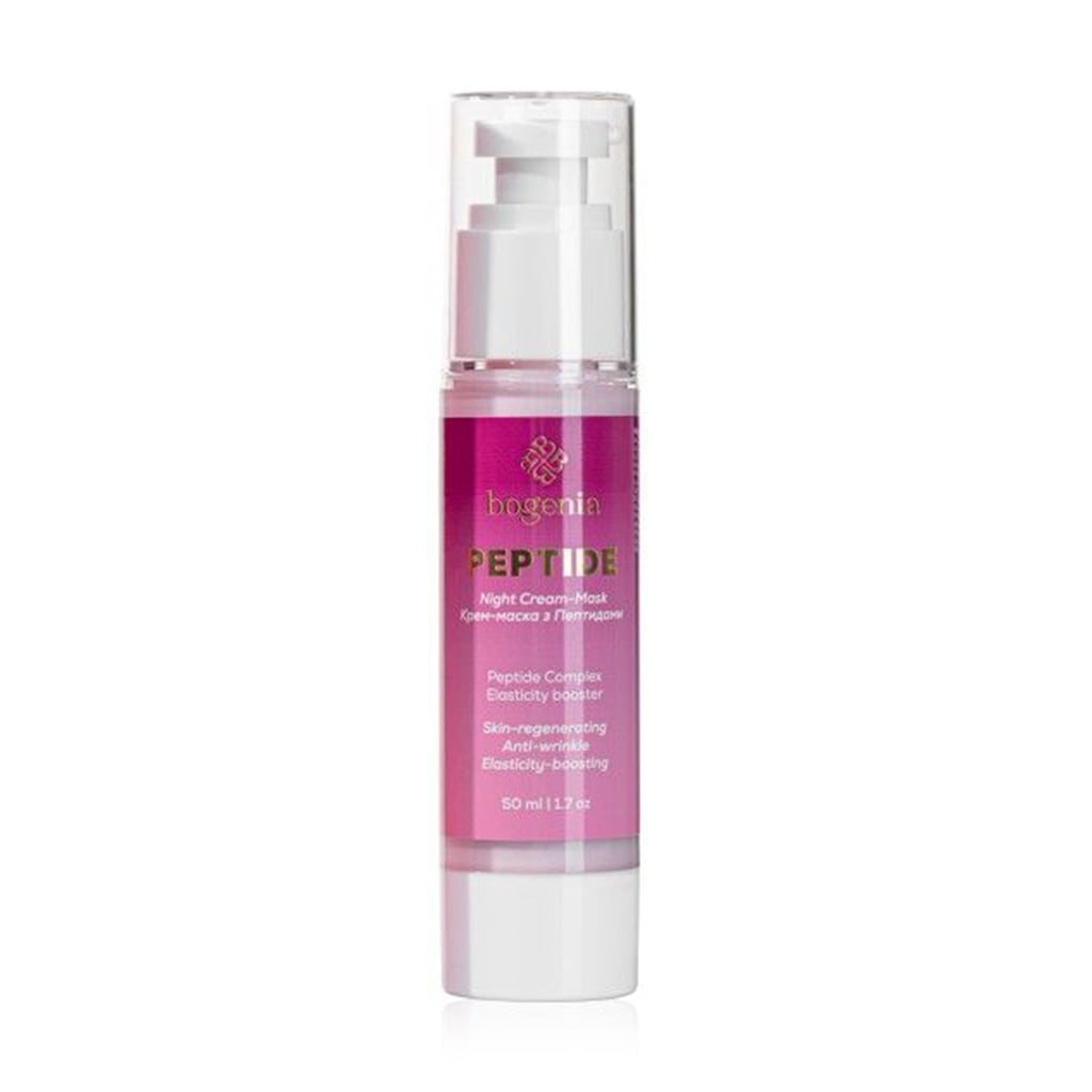 Крем-маска для обличчя Bogenia Peptide Night Cream-Mask з пептидами, 50 мл